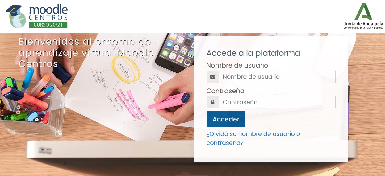 Plataforma Moodle centros Córdoba